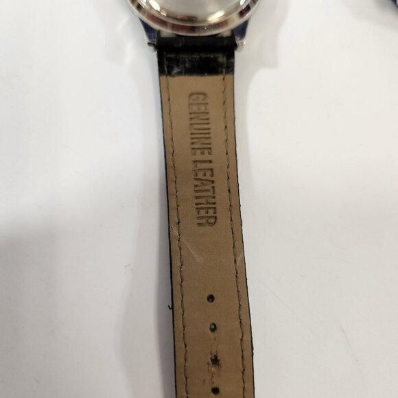 Purolator Courier Wrist Watch Lot of 2 Blue & Leather Bands Gift Novelty Vtg - Picture 8 of 13